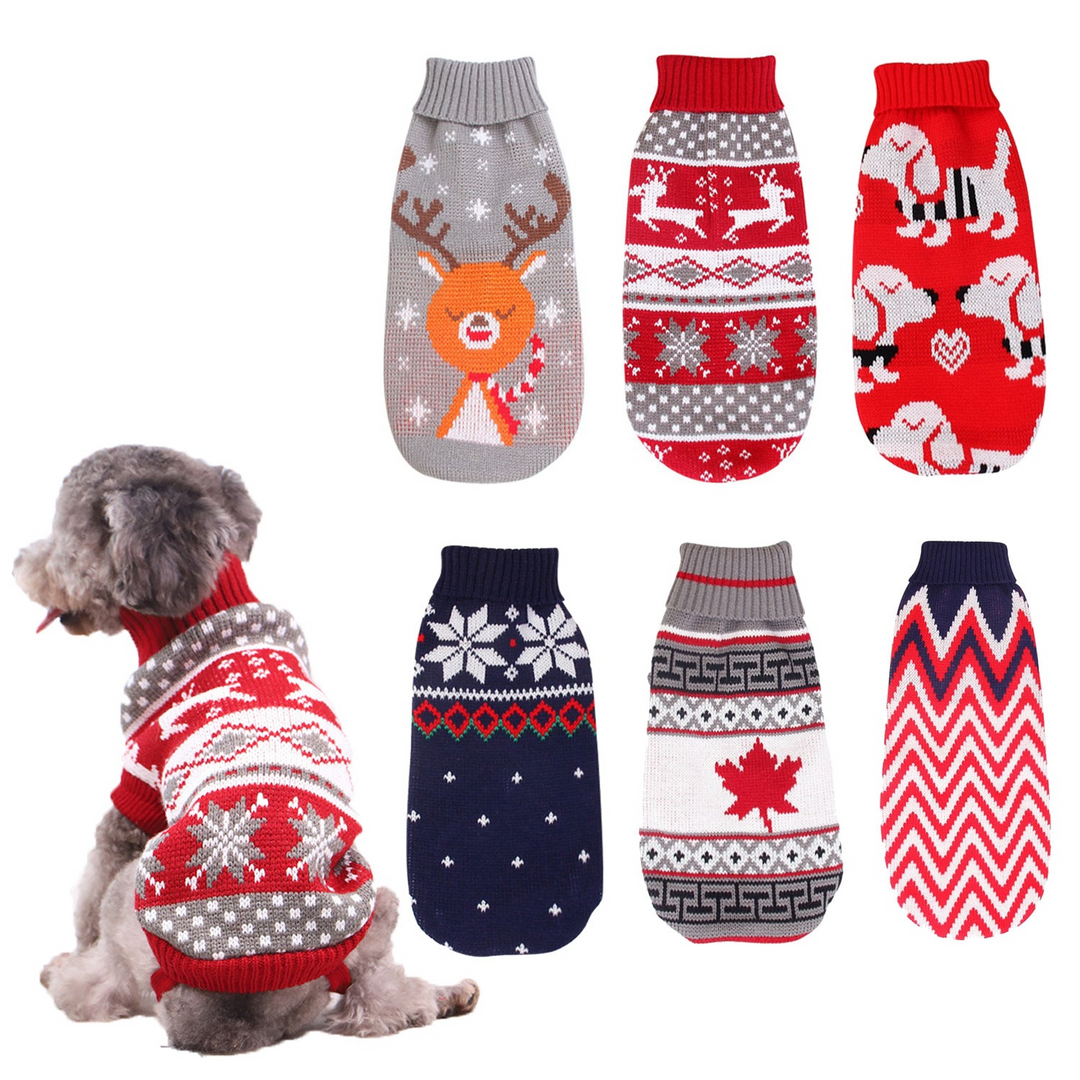 Christmas knitted Pets sweater