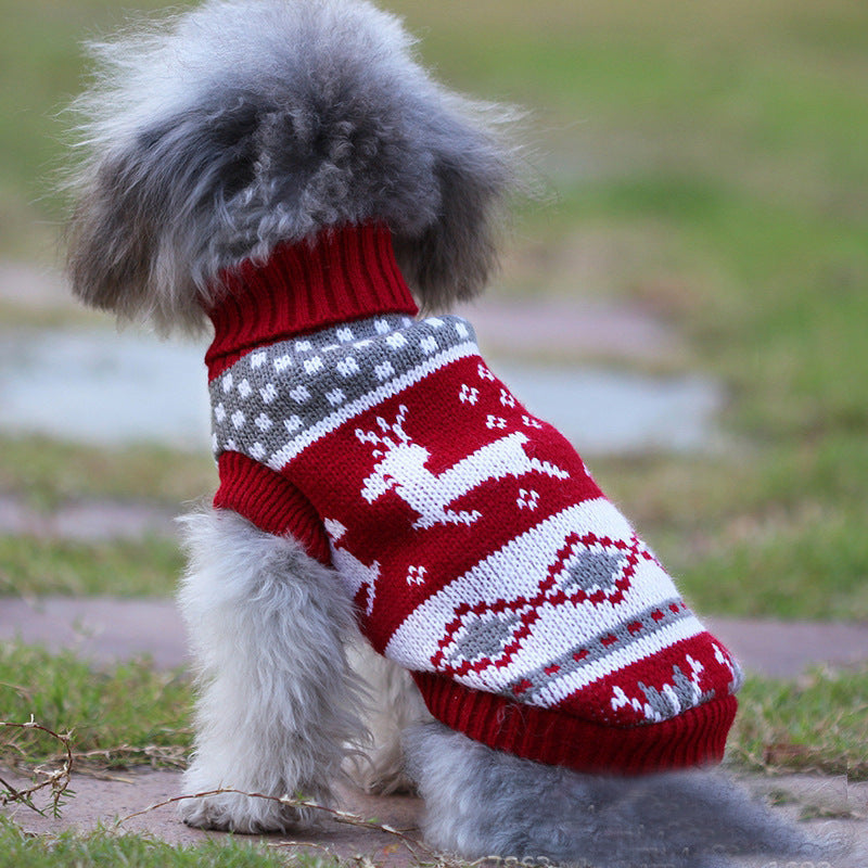 Christmas knitted Pets sweater