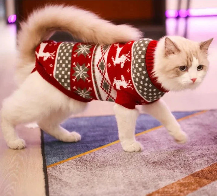 Christmas knitted Pets sweater