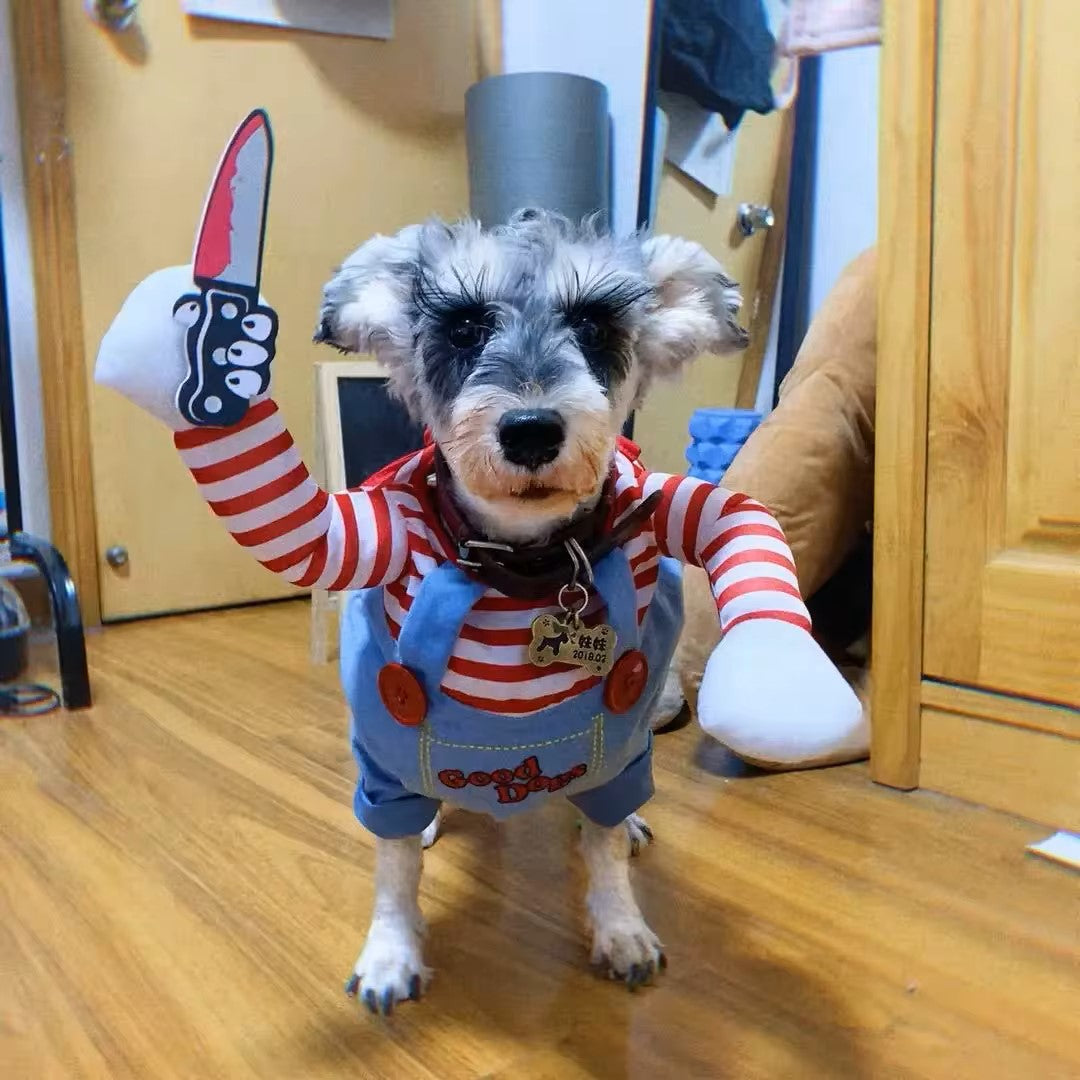 Chucky | Deadly doll Halloween dog costume