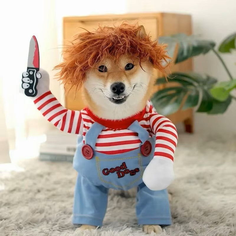 Chucky | Deadly doll Halloween dog costume