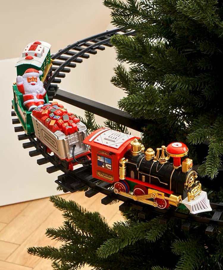 Christmas Tree Electric Toy Train